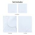 thumbnail image 6 of Mainstays Basic Value Microfiber Bed Sheet Set, Arctic White, Queen, 4 Piece, 6 of 10