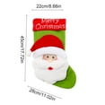 thumbnail image 4 of Xuniizn Christmas Stockings Bulk, Assorted Festive Xmas Stockings for Fireplace Mantel Decor, Traditional Holiday Ornaments, Christmas Decorations for Home, Polyester, 4 of 7