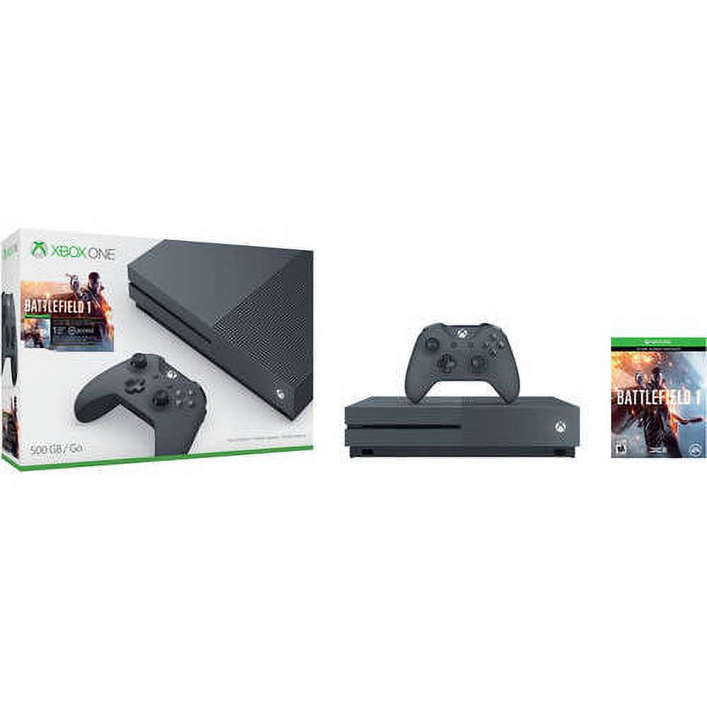 Xbox One S Battlefield 1 Special Edition Bundle, Storm Grey (500GB) - image 2 of 5