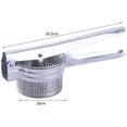 thumbnail image 2 of Thick Stainless Steel Handmade Potato Pumpkin Mashing Tool Grape Rong Sweet Potato Mud, 2 of 7