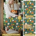 thumbnail image 5 of Pioneer Flower Floral Print Pattern Round Tablecloth 60 X 60 Inch, Wrinkle Resistant Wipeable Table Cloth for Kitchen Dining Picnic Patio Party, 5 of 6