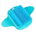 thumbnail image 2 of Limpiador de pies de ducha con piedra pómez, limpieza de pies, suave, exfoliante y masajeador sin doblarse en la ducha o bañera, removedor de callos y piel muerta de los pies, antideslizante mejorado con ventosas Vhermosa 220429-2, 2 of 8
