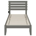 thumbnail image 3 of Pemberly Row Farmhouse Oxford Solid Wood Twin Bed in Gray Finish, 3 of 3