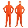 thumbnail image 1 of DuoJiaJ Adult And Kids Solid Color Bodysuit Skin Suit For And Performing Arts Unisex Tight Fitting Role Play Outfit, 1 of 2