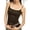 Womens tank tops Brown, variant on Womens Tank Tops With Built In Bras American Retro Halter Stylish Camisole Autumn Winter Sleeveless Padded Inner Bottoming Tops Womens T Shirts Brown One Size