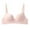 Pink, variant on Sngxgn Women's No Side Effects Underarm-Smoothing Comfort Wireless Lightly Lined T-Shirt Bra(Red,36)
