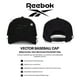 thumbnail image 5 of Gorra de béisbol Reebok Vector Snapback 6 Panel Batik Blue, 5 of 5