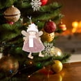 thumbnail image 4 of Colgante de peluche Navidad Ángel Colgantes Decoraciones De Navidad Decoración Para El Hogar Regalos Para Niños Rosa Rosado Magideal Colgante de peluche, 4 of 7