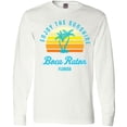 thumbnail image 3 of Inktastic Summer Enjoy the Sunshine Boca Raton Florida in Blue Long Sleeve T-Shirt, 3 of 5