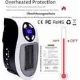 thumbnail image 4 of Mini calentador con control remoto de temperatura ajustable, 4 of 6