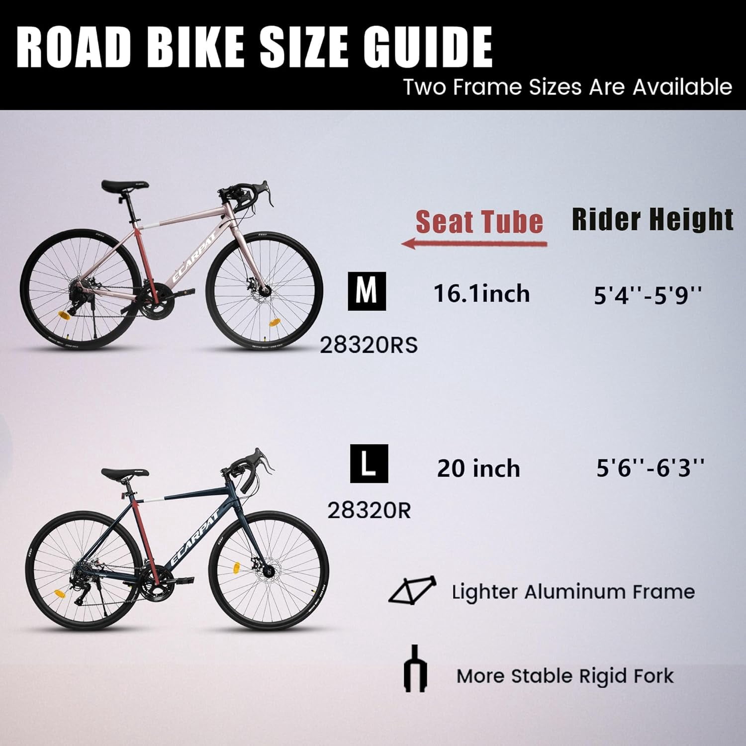 POVANLI 700C Road Bike for men women, 16-Speed Outdoor Bike Disc Brakes, Racing Bike Light Weight Aluminum Frame, City Commuting Road Bicycle L Size, Adults ages 14+, Gift(Dark Blue)