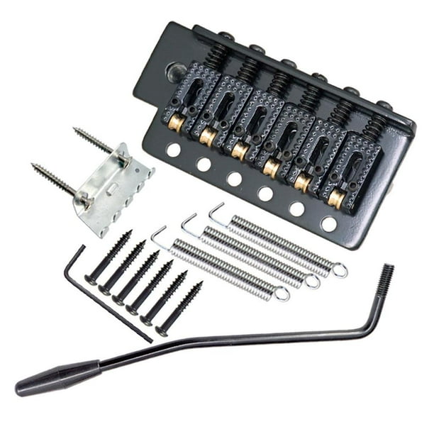 Pieza trasera de puente de Guitarra eléctrica ST SQ Yuyangstore Negro