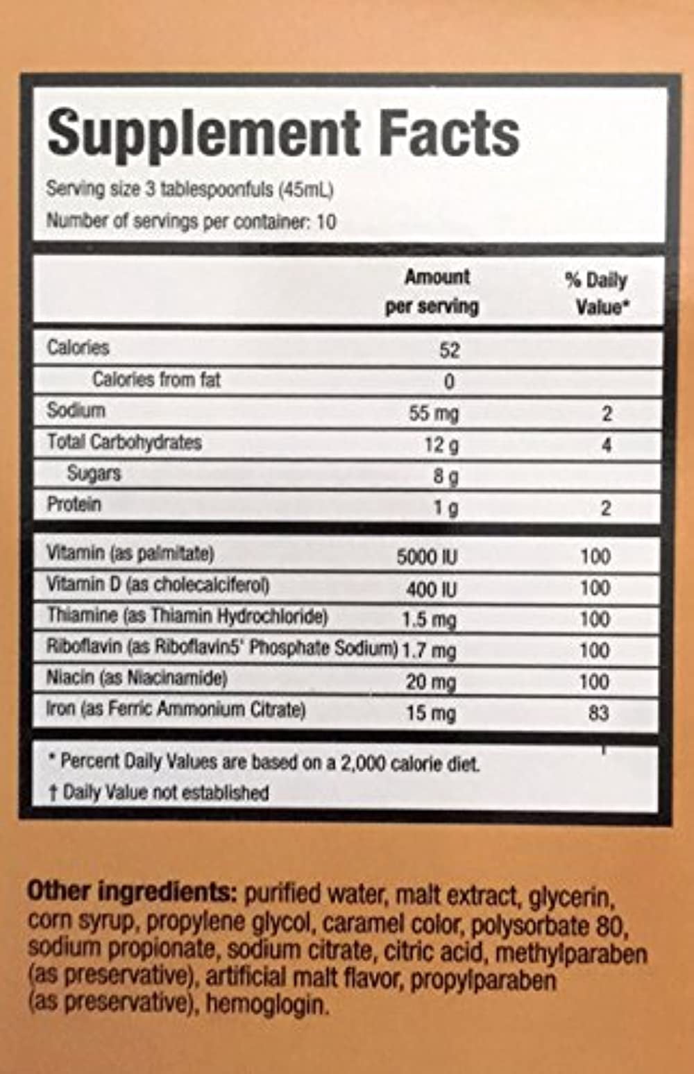 Menper Extracto de Malta Con Hemoglobina 16 oz.