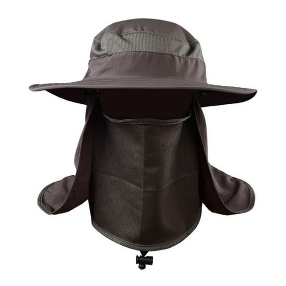 Unisex Fishing Cap Windproof Detachable Ear Neck Cover Sun Visor Hats