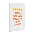 thumbnail image 3 of Stupell Industries Cute Barista Rating Review Canvas Wall Art design by JJ Design House LLC, 45 x 30, 3 of 7