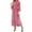 Long Sleeve Velvet Dress for Women-A29 Pink, variant on Long Sleeve Velvet Dress for Women 3/4 Flared Sleeve High Waist Midi Wedding Guest Dresses Spring Winter Cocktail Evening Party Gowns Elegant Semi Workwear L