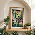thumbnail image 5 of Under the Rainbow - Illustration Abstract Floral Geometric Modern Art Pastel Pattern Boho Unframed Wall Art Print 8 x 12 inches, 5 of 60