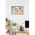 thumbnail image 2 of Hello Kitty and Friends: 2023 Seize The Moment - Beach Fun Wall Poster, 14.725" x 22.375" Framed, 2 of 5