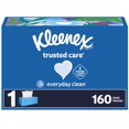 thumbnail image 1 of Pañuelo facial Kleenex Trusted Care, 1 caja plana, 160 unidades, 2 capas, 1 of 9