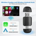thumbnail image 4 of Adaptador Inalámbrico CarPlay Android Auto 2 en 1, Adaptador Inteligente USB Tipo C con Cable A Inalámbrico para Control de Coche., 4 of 5