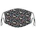 thumbnail image 1 of Cute Wire Fox Terrier Dog Graphic Printed Cloth Face Masks Reusable Washable Adjustable for Adults (10 PCS), 1 of 5