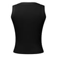 thumbnail image 4 of DuoJiaJ Women's Scoop Neck Sleeveless Knit Ribbed Fitted Casual Crop Tank Top Sleeveless Shirts for Women, 4 of 4