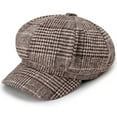 thumbnail image 4 of Lroveb Beret Hats for Women Artist Vintage Newsboy Cabbie Peaked Cap Warm Boy Visor Hat Flat Hat, 4 of 4