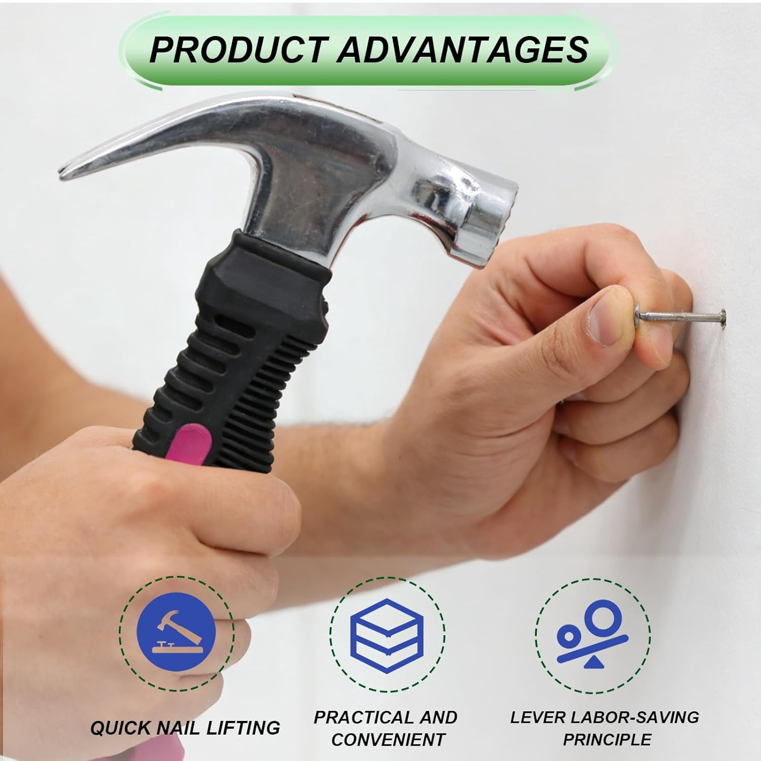 281PCS Picture Hanging Kit,Hammer and Nails Set with Hooks, D Ring,Wire, Wall Hanging Kit,Magnetic Level and Small Claw Hammer Mirror Hanging Kit with Heavy Duty Picture Hanging