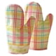 thumbnail image 1 of Manopla de horno a cuadros, manoplas de cocina térmica, guantes de cocina, 1 of 8