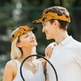 thumbnail image 6 of PAYOHTO Halloween Cute Pumpkins Sun Visor Ponytail Tennis Hat for Teen Women Breathable Polyester Sun Golf Cap for Men Outdoor Sports Visors Hats for Summer, 6 of 8