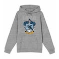 thumbnail image 4 of Harry Potter Ravenclaw Crest Long Sleeve Adult Hooded Sweatshirt-XL, 4 of 7