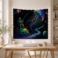 thumbnail image 5 of Surreal Cosmic Deep With Dark Black Space Scattered, Mystical Fantasy for Space Lovers, Galaxy Room Decor, Graduation Gift, Tapestry Wall Hanging for Bedroom and Dorm, 5 of 7