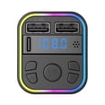 thumbnail image 2 of Bluetooth 5.0 Car FM Transmitter Adapter Aux Audio Input, USB Connection, Fast Charging, 2 of 9