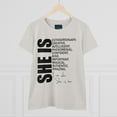 thumbnail image 4 of Women's "She Is" Midweight Cotton Tee, 4 of 4