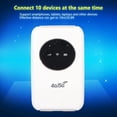 thumbnail image 2 of Enrutador de punto de acceso 4G LTE, dispositivo de punto de acceso móvil 5G desbloqueado de 300 Mbps con ranura para tarjeta SIM, enrutador de módem USB 4G LTE portátil para viajes de hasta 10, 2 of 8