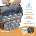 thumbnail image 2 of Travel Cooler Bag - King Charles Cavalier Camping Beer Cooler Backpack with Bottle Opener- Waterproof Insulated Picnic Backpacks - Cooler Bag for Beach, 2 of 6