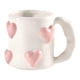 thumbnail image 1 of Taza De Café Con Corazón En 3D Taza De Cerámica Lo Ve 17 Oz Taza Para Parejas Para San Valentín Tazas Bonitas Hechas A Mano Con Relieve Para Aniversario, Boda, Compromiso, Regalo Para Parejas, 1 of 6