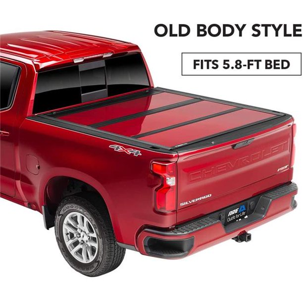 Are Truck R12018lg7c 5 8 Ft Fusion Painted Hard Truck Bed Cover 44 G7c Red Hot Red For 2014 2019 Gm Silverado Walmart Com Walmart Com