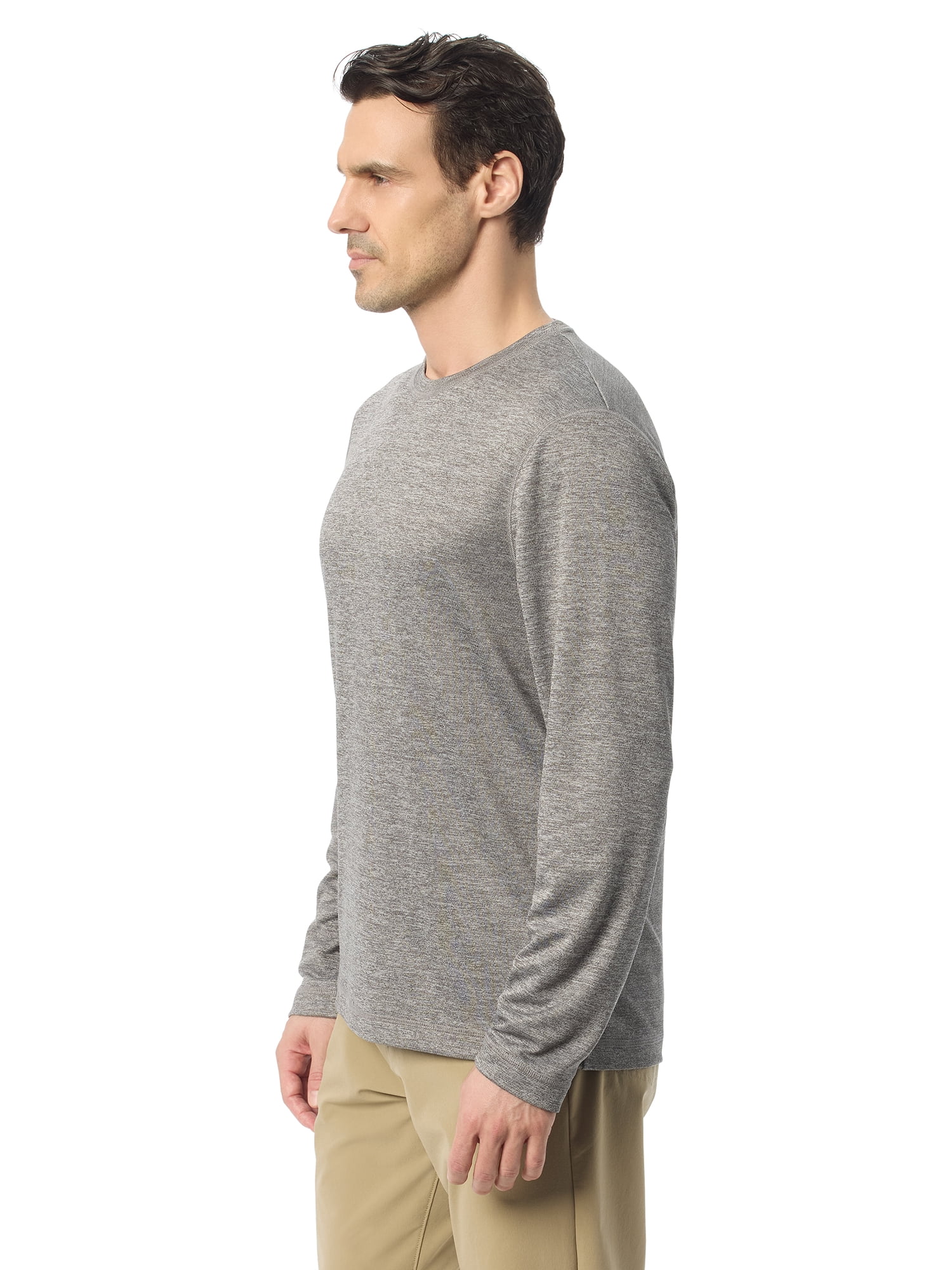 Bass & Co Men's & Big Men's Long Sleeve Hiker Tech Tee, Sizes S-XXXL