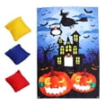 thumbnail image 4 of 1 Pc Halloween Toss Games Flag Portable Sandbag Game Banner for Children, 4 of 7