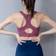 thumbnail image 4 of Sujetador Deportivo Mujer Push-up A Prueba de Golpes Secado Rápido Acolchado Crop-Top Empalme, 4 of 7