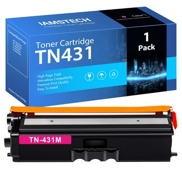 Amstech 1-Pack Compatible Toner for Brother TN431 TN 431 TN-431 TN433 TN-431M Magenta Toner for Brother HL-L8260CDW L8360CDW L8360CDWT MFC-L8610CDW L8900CDW Printer Ink
