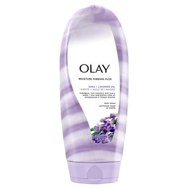 Olay Body Wash Moist Ribbons  Shea Lavender Oil 18oz (Pack of 3)