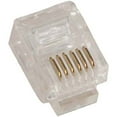 thumbnail image 1 of ACCL RJ12 (6P6C) Plug for Stranded Round Wire 100pk, 1 Pack, 1 of 1