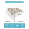 thumbnail image 5 of Beige Morocco Pattern Full Size Down Alternative Comforter,Lightweight Comforter Quilt Bedding Set with Pillow Shams Modern Moroccan Geometric Abstract Art Bed Comforter Duvet Insert 78"x90", 5 of 7