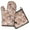 Boston Terrier Dogs, variant on Boston Terrier Dog with Flower Kitchen Oven Mitt and Pot Holder Sets 2 Pcs for Baking, Cooking and Grilling, Heat Resistant Up To 392 °F