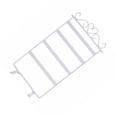 thumbnail image 2 of Unatoiry Earrings Display Holder Multilayer 48 Holes Metal Hanging Rack Large Capacity Jewelry Organizer Stand Bracket for Home White, 2 of 6