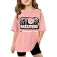 thumbnail image 1 of Kids Drop Shoulder Print Short Sleeve T Shirt Top (3 14y), 1 of 8