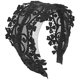 thumbnail image 3 of GOOHOCHY Diadema ancha de encaje para mujer, tocado de encaje, diadema de fiesta, tocado, 3 of 8