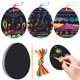 thumbnail image 3 of Tarjetas Para Rascar De Pascua, Juego De Manualidades De Papel, Conejo De Pascua, Zanahoria, Huevo, Pintura Para Rascar Para Decoración De Pascua, Regalos Diy Para Niños 12 Uds. Monstrate HA034757-00, 3 of 6